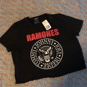 Cute Retro Ramones Croptop